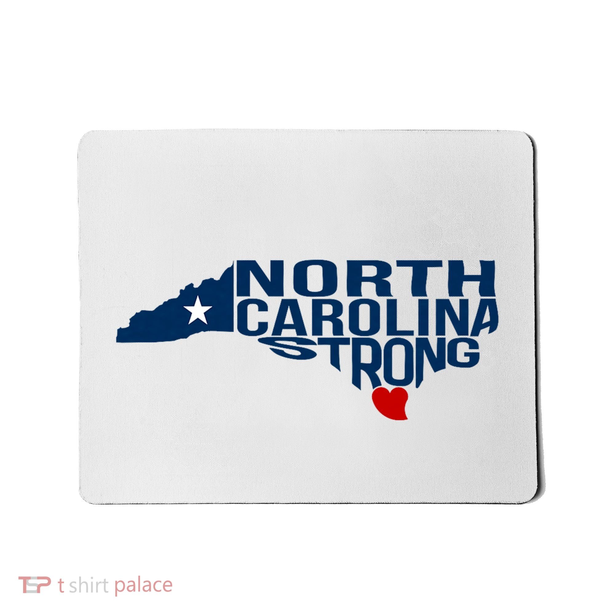 North Carolina Strong With Nc State And Love North Carolina Mousepad