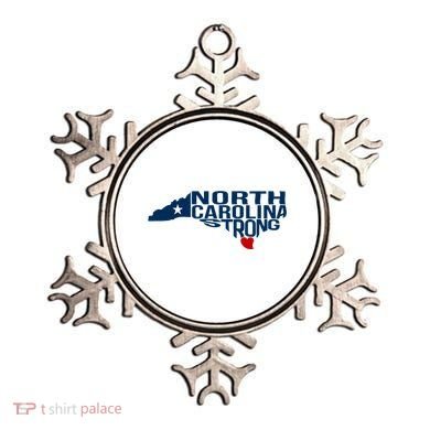 North Carolina Strong With Nc State And Love North Carolina Ornament