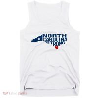 North Carolina Strong With Nc State And Love North Carolina Tank Top thumb 0