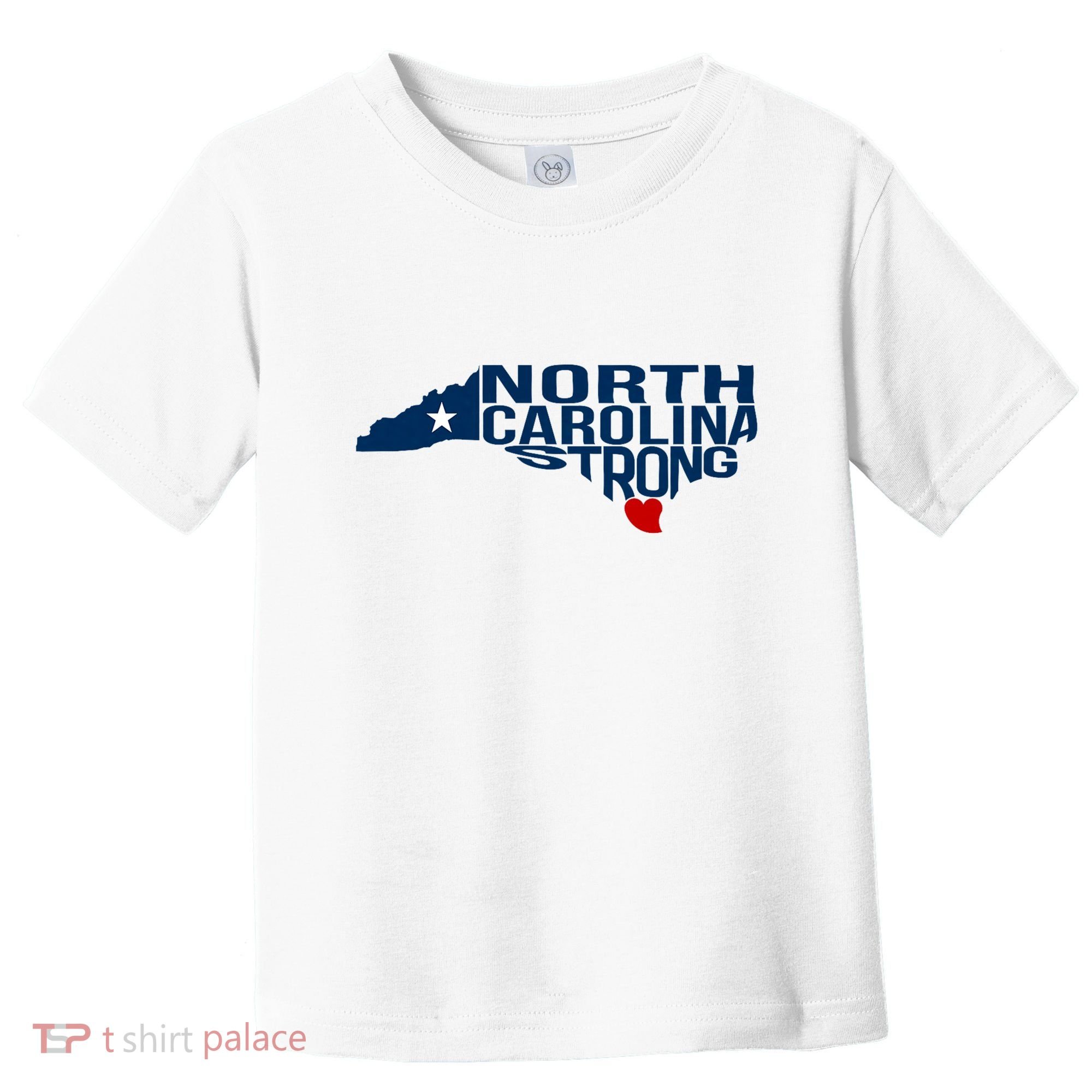 North Carolina Strong With Nc State And Love North Carolina Toddler T-Shirt