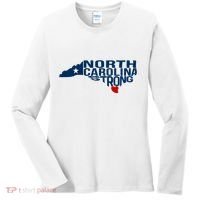 North Carolina Strong With Nc State And Love North Carolina Women's Long Sleeve Shirt thumb 0