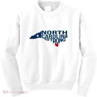 North Carolina Strong With Nc State And Love North Carolina Kids Sweatshirt thumb 0