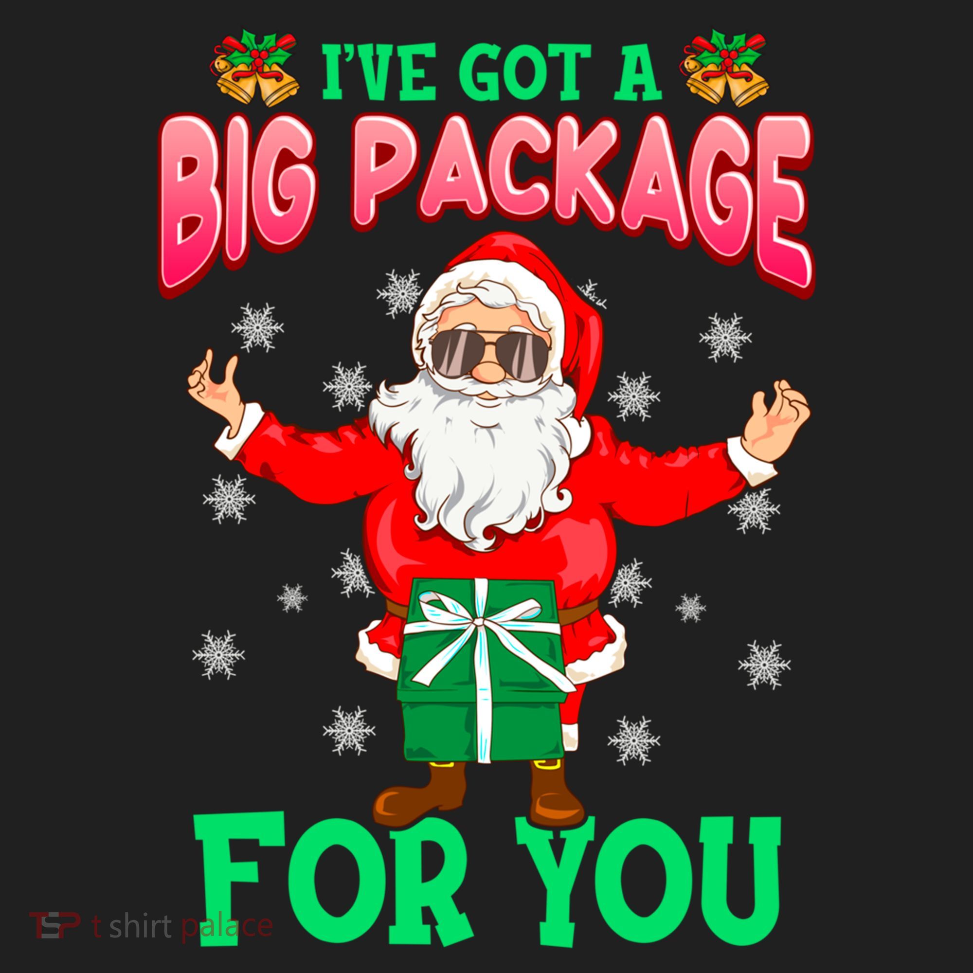 Naughty Christmas Santa Ive Got A Big Package For You Cool Gift Beanie