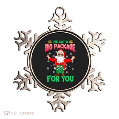 Naughty Christmas Santa Ive Got A Big Package For You Cool Gift Ornament