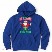 Naughty Christmas Santa Ive Got A Big Package For You Cool Gift Hoodie thumb 0