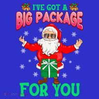 Naughty Christmas Santa Ive Got A Big Package For You Cool Gift Mousepad thumb 1
