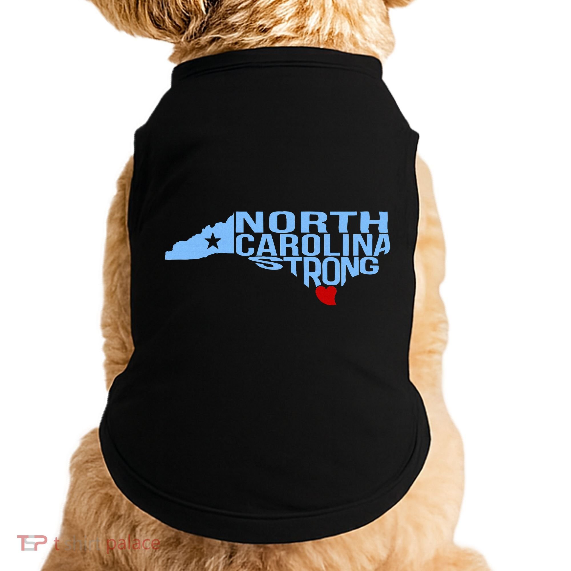 North Carolina Stronger Than The Storm Stronger Together Doggie Tank