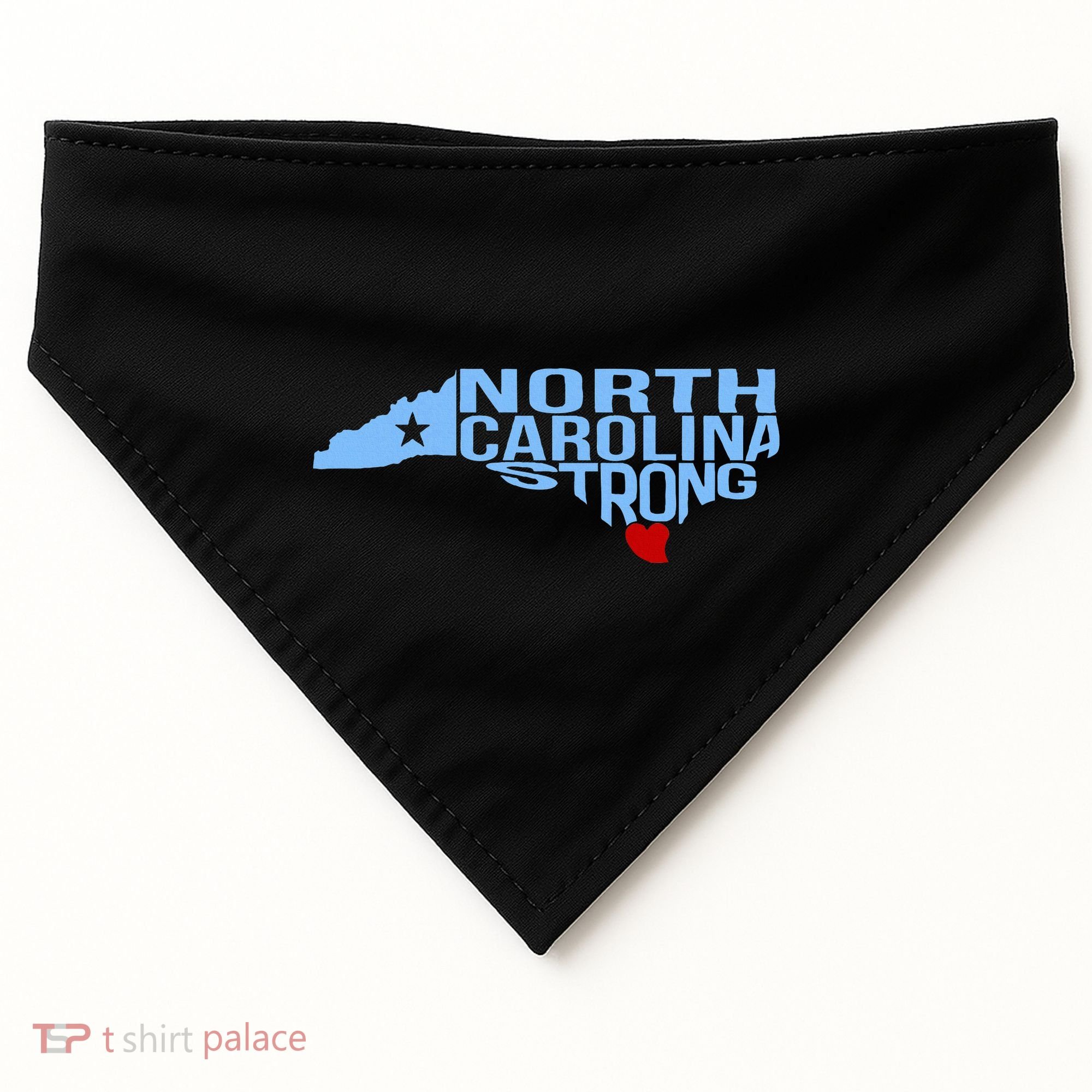 North Carolina Stronger Than The Storm Stronger Together USA-Made Doggie Bandana