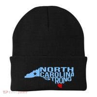 North Carolina Stronger Than The Storm Stronger Together Beanie thumb 0