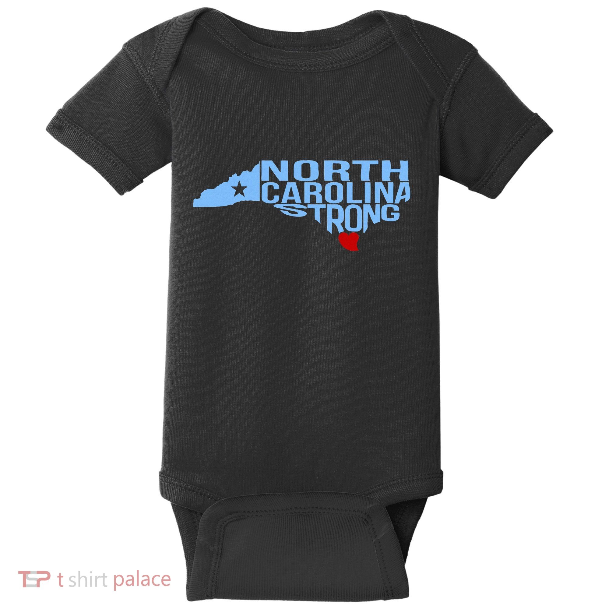North Carolina Stronger Than The Storm Stronger Together Baby Bodysuit