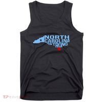 North Carolina Stronger Than The Storm Stronger Together Tank Top thumb 0