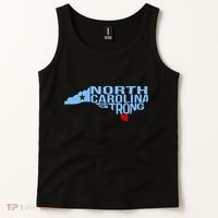 North Carolina Stronger Than The Storm Stronger Together Tank Top thumb 2