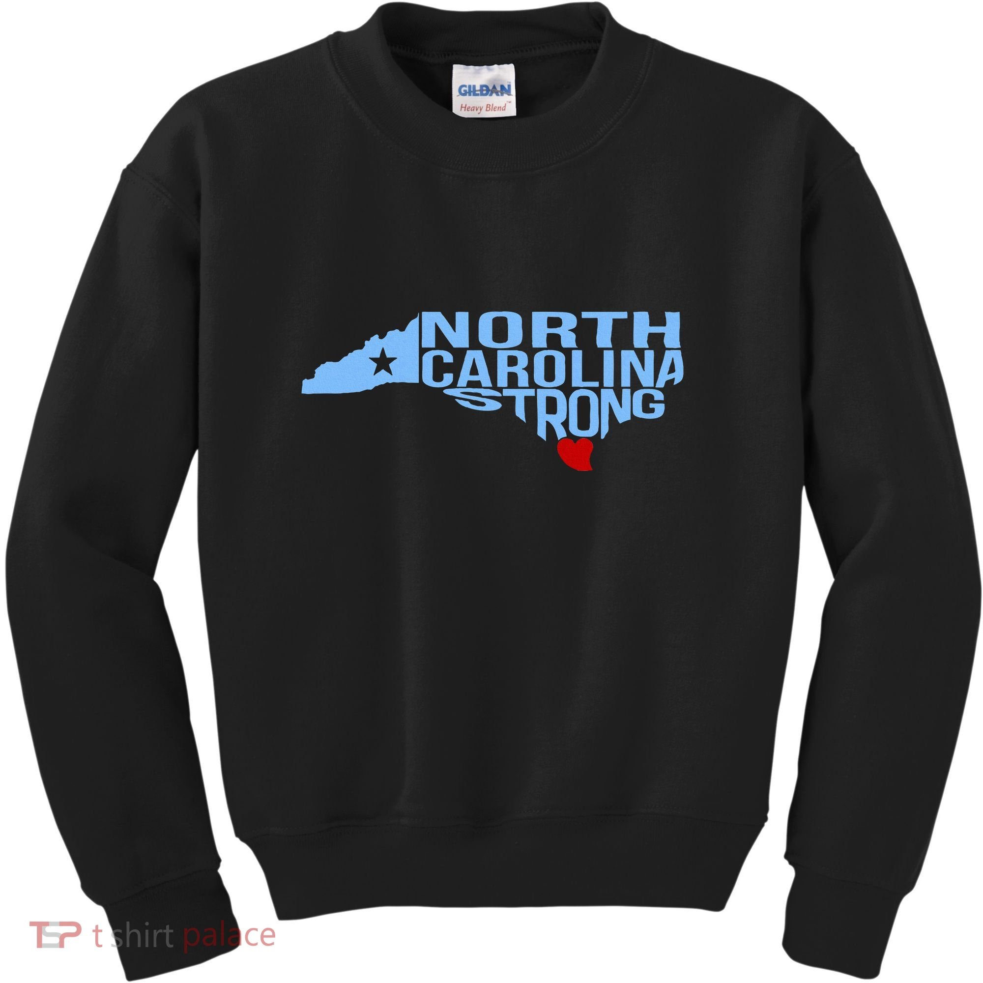 North Carolina Stronger Than The Storm Stronger Together Kids Sweatshirt