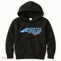 North Carolina Stronger Than The Storm Stronger Together Kids Hoodie thumb 0