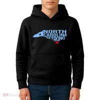 North Carolina Stronger Than The Storm Stronger Together Kids Hoodie thumb 4