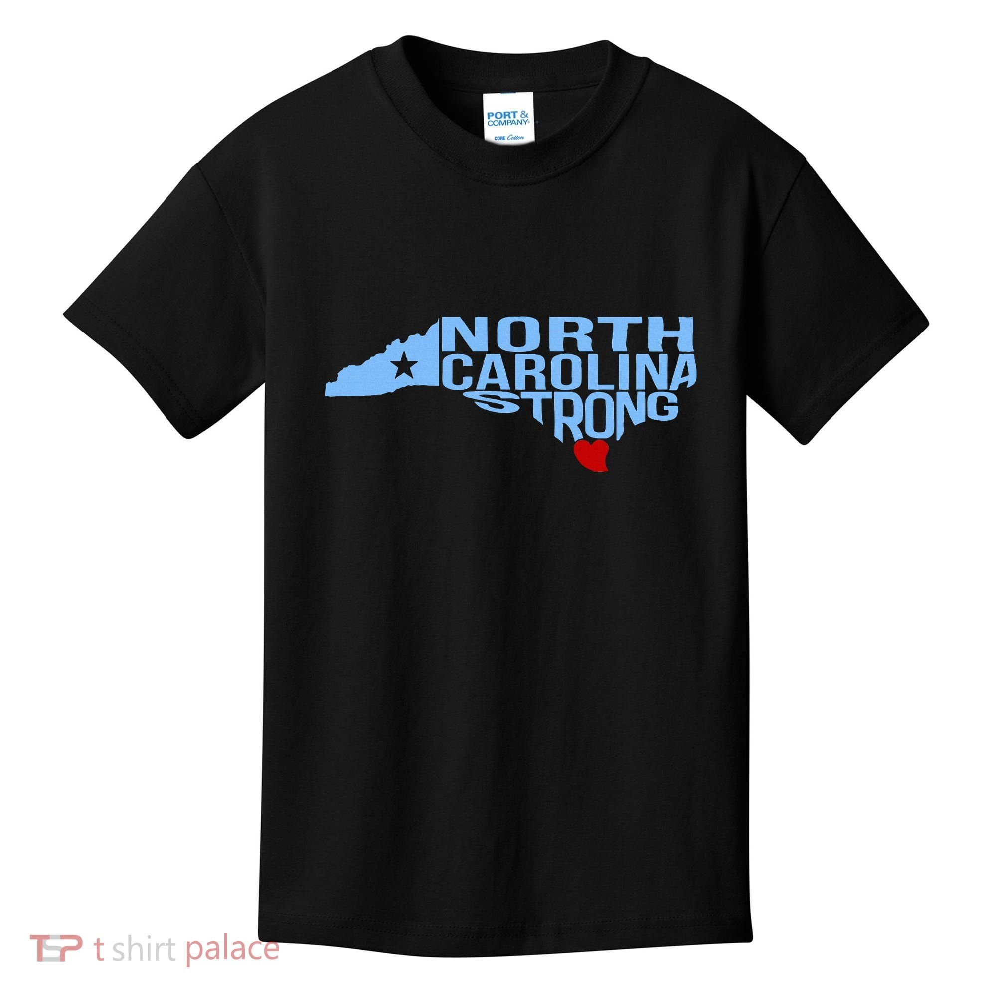 North Carolina Stronger Than The Storm Stronger Together Kids T-Shirt