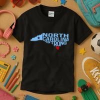 North Carolina Stronger Than The Storm Stronger Together Kids T-Shirt thumb 3