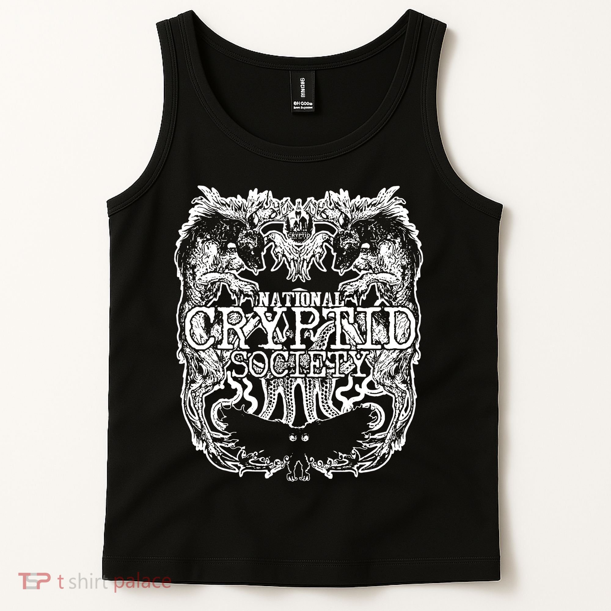 National Cryptid Society Wendigo Giant Octopus Mothman Beast Tank Top