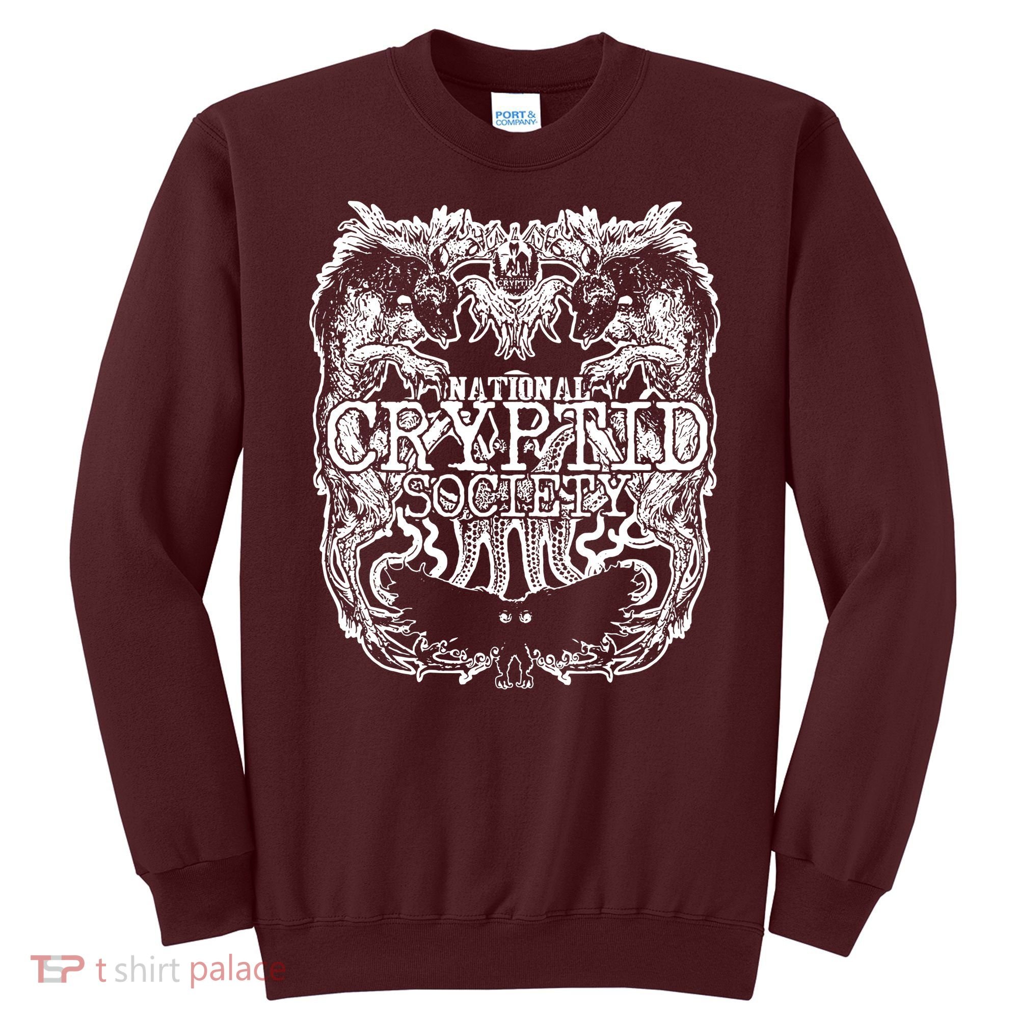 National Cryptid Society Wendigo Giant Octopus Mothman Beast Sweatshirt
