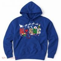 Nurse Christmas Stethoscope Nurses Pajamas Pjs Nursing Xmas Gift Hoodie thumb 0