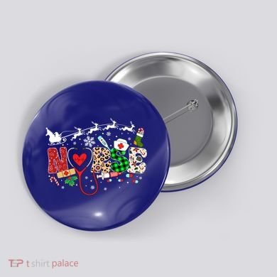 Nurse Christmas Stethoscope Nurses Pajamas Pjs Nursing Xmas Gift Button