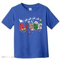 Nurse Christmas Stethoscope Nurses Pajamas Pjs Nursing Xmas Gift Toddler T-Shirt thumb 0