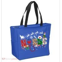Nurse Christmas Stethoscope Nurses Pajamas Pjs Nursing Xmas Gift Tote Bag thumb 2