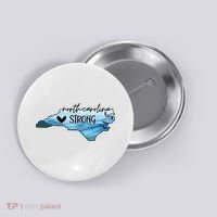 North Carolina Strong Western Nc Hurricane Button thumb 0