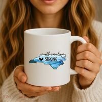 North Carolina Strong Western Nc Hurricane Coffee Mug thumb 3