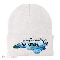North Carolina Strong Western Nc Hurricane Beanie thumb 0