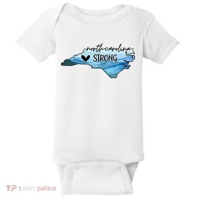 North Carolina Strong Western Nc Hurricane Baby Bodysuit