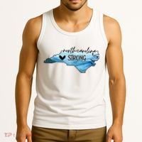North Carolina Strong Western Nc Hurricane Tank Top thumb 3