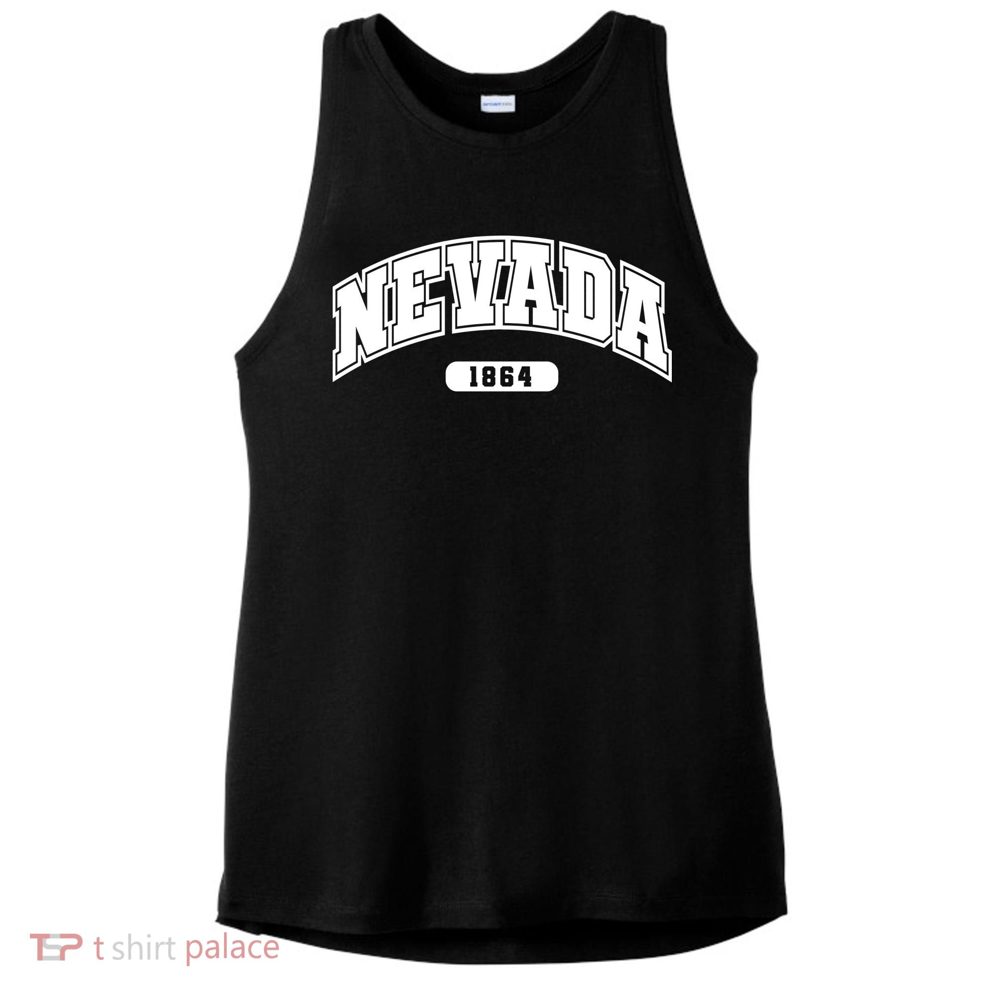 Nevada Collegiate Style 1864 Ladies PosiCharge Tri-Blend Wicking Tank