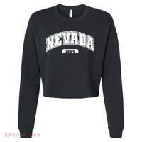Nevada Collegiate Style 1864 Cropped Pullover Crew thumb 0