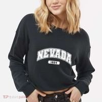Nevada Collegiate Style 1864 Cropped Pullover Crew thumb 2