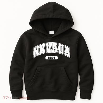 Nevada Collegiate Style 1864 Kids Hoodie