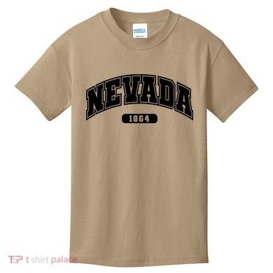 Nevada Collegiate Style 1864 Kids T-Shirt