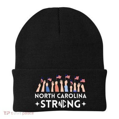 North Carolina Strong Support Nc Flag Beanie