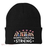 North Carolina Strong Support Nc Flag Beanie thumb 0