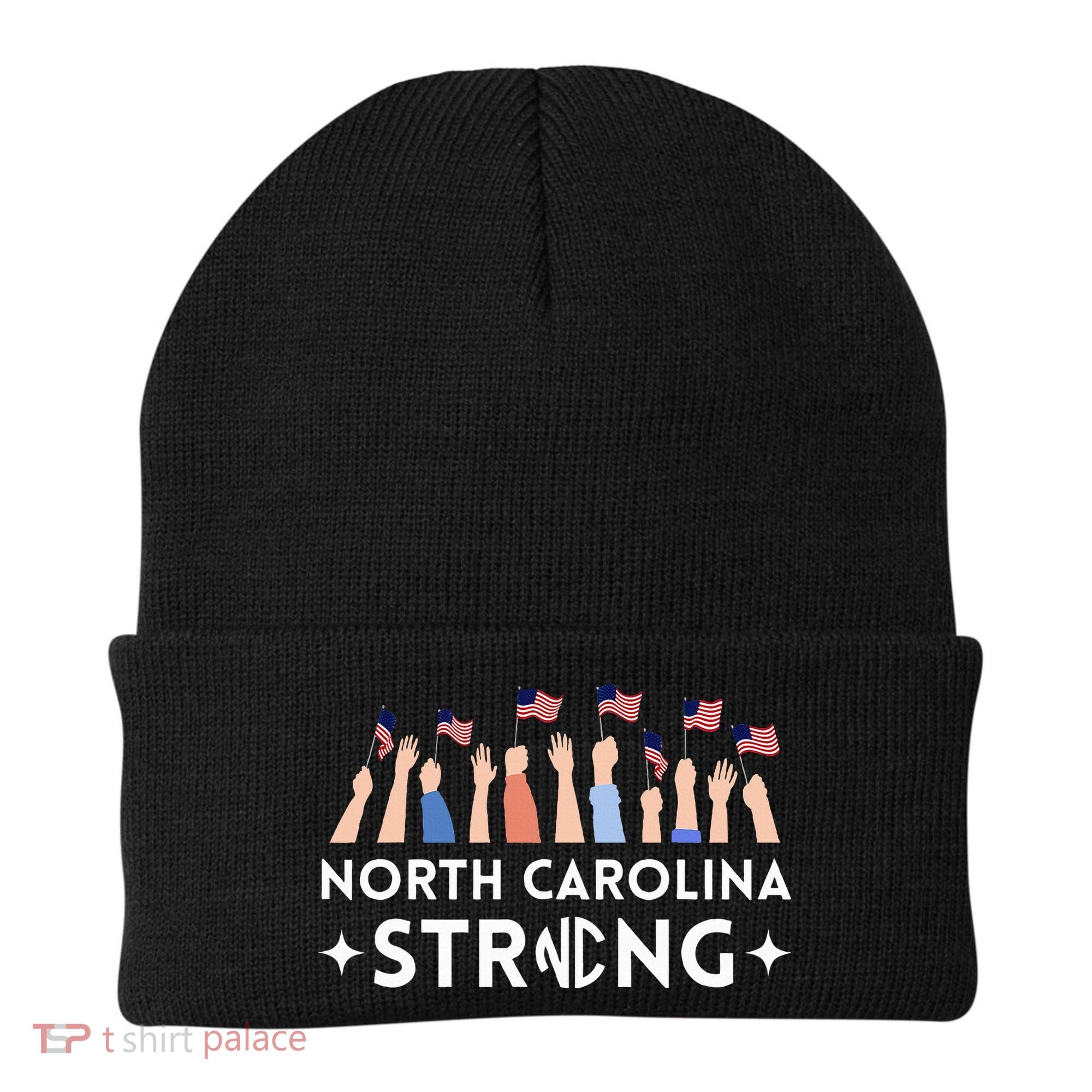 North Carolina Strong Support Nc Flag Beanie