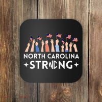 North Carolina Strong Support Nc Flag Coaster thumb 0