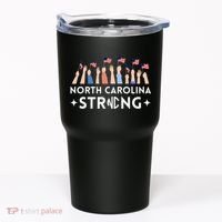 North Carolina Strong Support Nc Flag Tumbler thumb 0