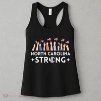 North Carolina Strong Support Nc Flag Women's Tank Top thumb 3