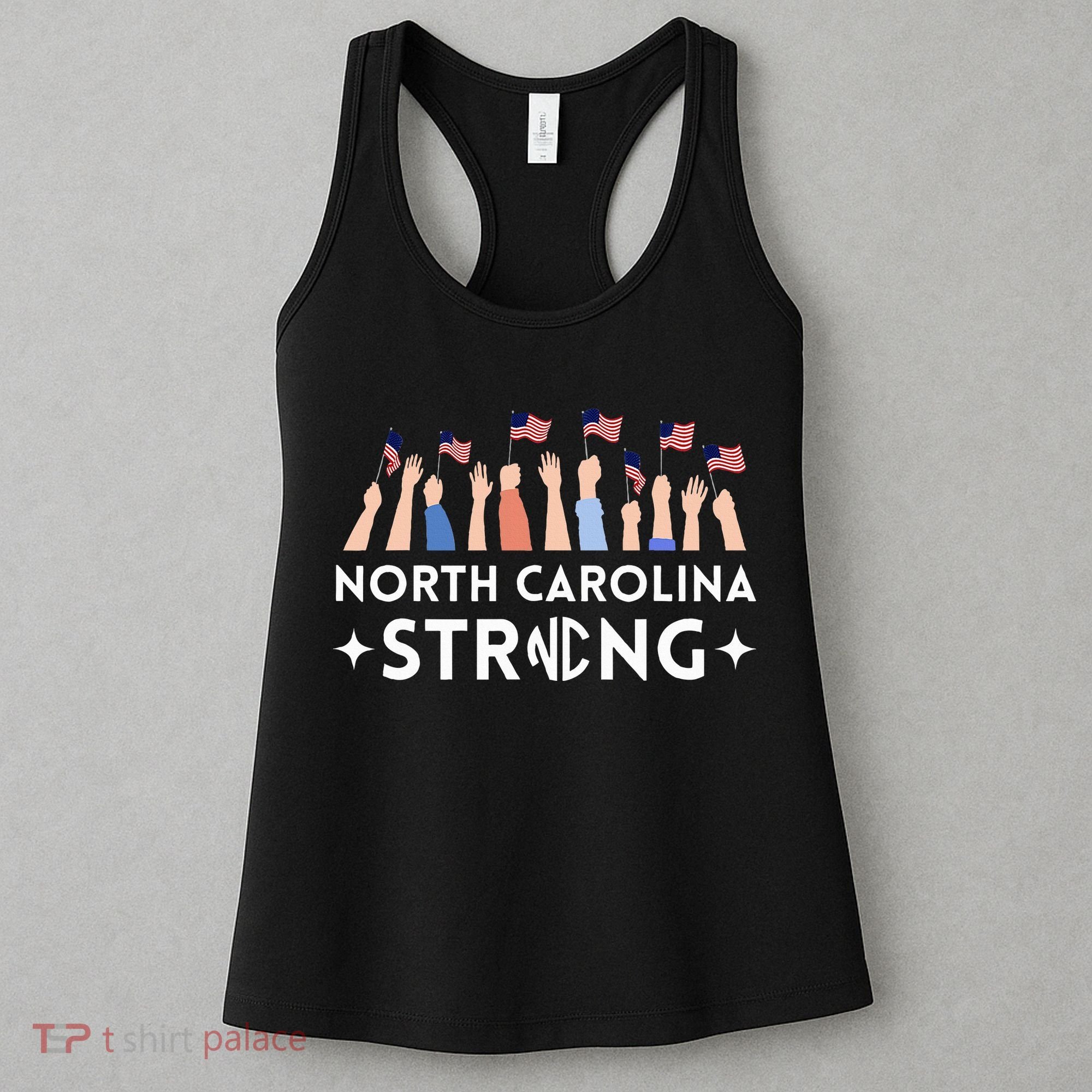 North Carolina Strong Support Nc Flag Women's Tank Top