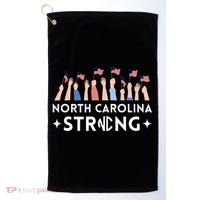 North Carolina Strong Support Nc Flag Golf Towel thumb 0