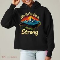 North Carolina Strong Strong Nc State Support Ladies Heavyweight Boxy Pullover Hoodie thumb 0