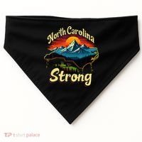 North Carolina Strong Strong Nc State Support USA-Made Doggie Bandana thumb 0