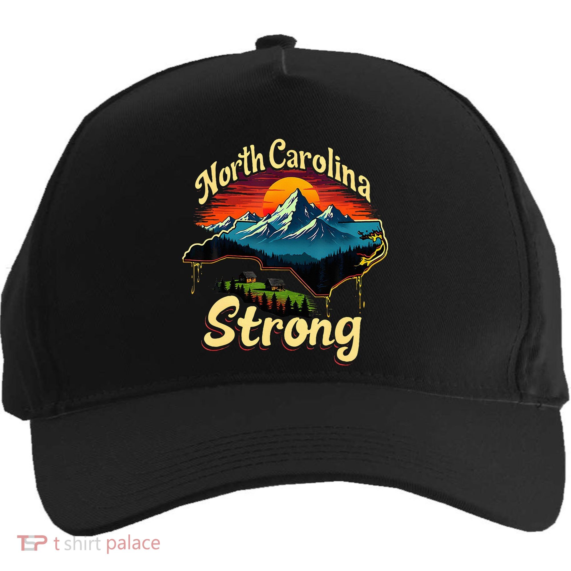 North Carolina Strong Strong Nc State Support Five-Panel Snapback Cap