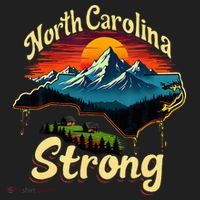 North Carolina Strong Strong Nc State Support Five-Panel Snapback Cap thumb 2