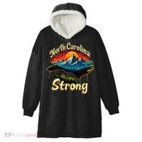 North Carolina Strong Strong Nc State Support Hooded Wearable Blanket thumb 0